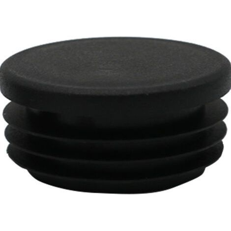 Bouchons de tube rond 35 mm Embouts ronds en PE Butée de pied de chaise Butée de tube carré pour tubes métalliques, chaises, canapés, tables et étagères 4 pièces (1/4)