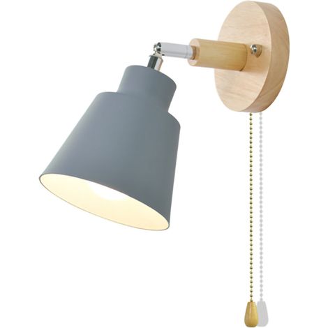 Applique ABS E27 moderne Style Europe du nord décoration suspension pour cuisine salon chevet gris avec interrupteur