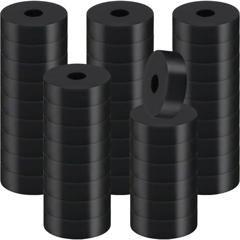 70 Pièces Rondelle Caoutchouc 20 x 6 x 6 mm Entretoise en Caoutchouc pour Boulons, Entretoises, Tuyaux