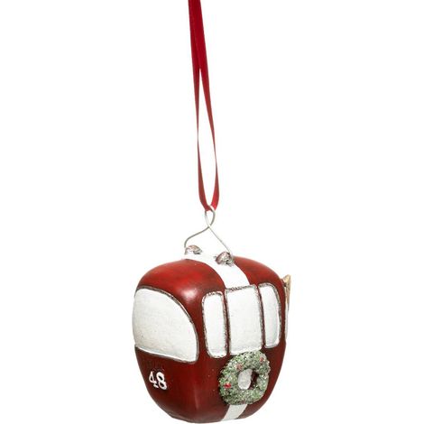 Kunstharz-Weihnachtsbaum, Rote Gondel H 8 cm - Feeric lights & christmas