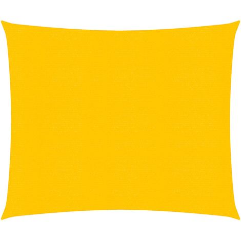 Maison Exclusive - Vela Parasole 160 g/m² Quadrata Giallo 5x5 m in HDPE (1/5)