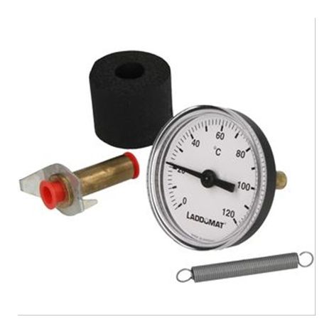 Thermomètre de contact TermoQuick, max 120°C, tuyau Ø20 à 90mm