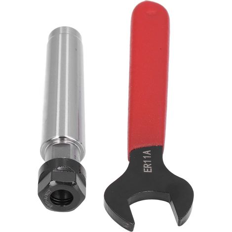 Mandrin de serrage pour fraisage CNC 2 pièces, acier haute teneur en carbone, avec clé, pour tour et défonceuse (1/5)