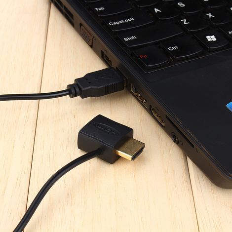 Adaptateur HDMI Mâle-Femelle avec Alimentation USB 2.0 - Câble 50cm (1/2)