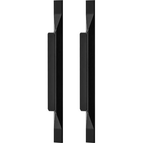 2x Poignées Européennes en Alliage D'aluminium Armoires de Cuisine Tire Poignées de Penderie Tirette Longueur Totale 160mm, Distance du Trou 96mm