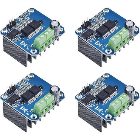 4 modules de commande de moteur haute puissance BTS7960 43A / Module de commande de voiture intelligente pour limitation de courant (1/5)