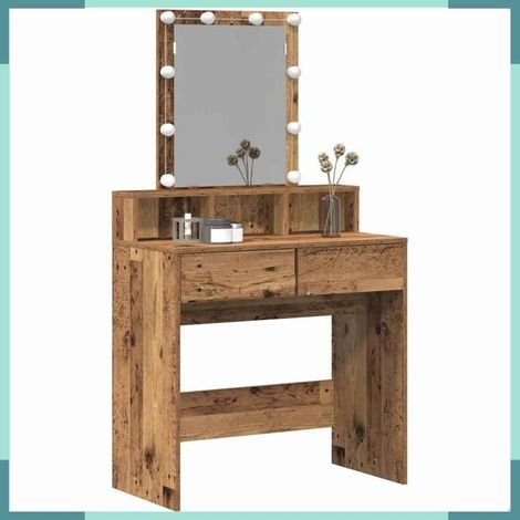 862300 Coiffeuse Bois Ancien 80 x 41 x 144,5 cm Bois d'ingénierie (1/5)
