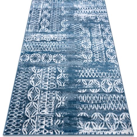 Alfombra de lana KASHQAI 4357 300 marco, oriental verde / burdeos multicolour 67x130 cm (1/5)