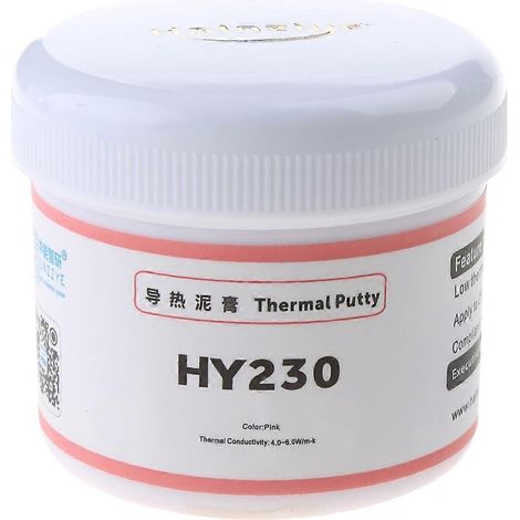 100 g HY234 Wärmeleitpaste aus Silikon für CPU-Kühlkörper, rosa