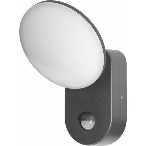 Applique de jardin 15W - Grise - Détecteur de mouvement - Économie d'énergie - IP65