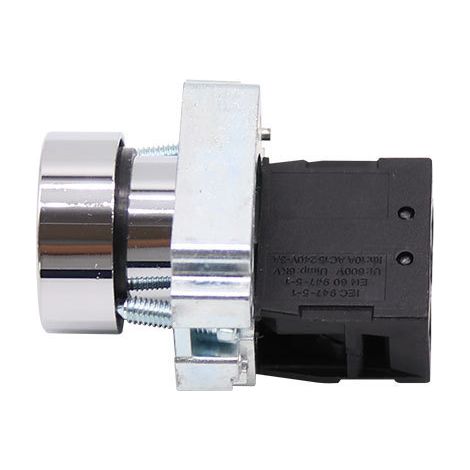 Includes XB2-BA3311 flat-head self-resetting push button switch with function symbol, green opening, 22mm. (1/3)