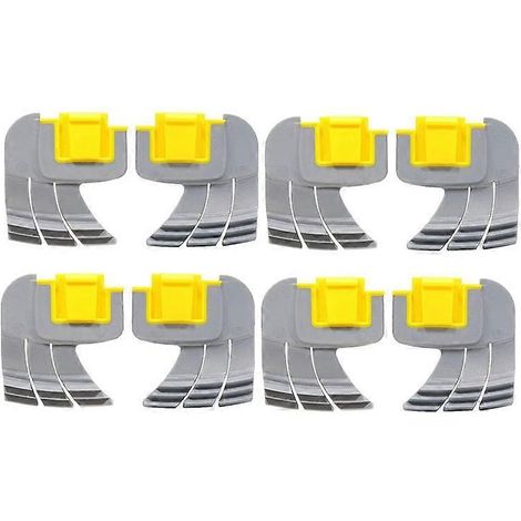 Lot de 8 brosses de nettoyage centrifuges Cyclone R0714400 pour robot nettoyeur de piscine Zodiac MX8 et MX6 Elite - Accessoires de rechange pour piscine (1/4)