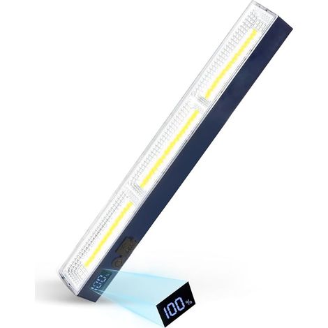 Faro da lavoro a LED LETOUR per meccanici, 165 LED, batteria ricaricabile da 5000 mAh, ideale per officine e meccanici. (1/5)