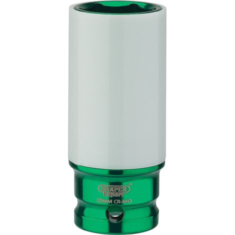 Draper 1/2" Sq. Dr. HI-TORQ Wheel Nut Socket for Alloy Wheels (23mm) (83033) (1/5)