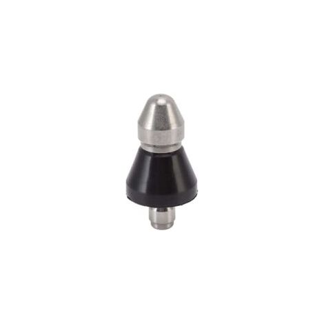 Ugello per la pulizia di condotte fognarie ad alta pressione, ugello per la pulizia di tubi in acciaio inox G1/4, strumenti per la pulizia e lo svuotamento di condotte fognarie, 1 ugello anteriore