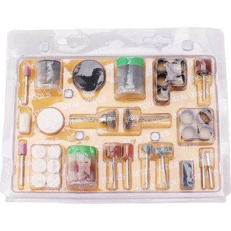 70 pièces accessoires pour meuleuse électrique, set de disques de polissage et de ponçage pour outils électriques (1/5)