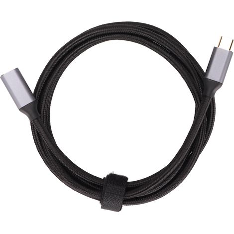 Câble rallonge USB-C 4K 60Hz 10Gbps résistant à l'usure mâle vers femelle coque aluminium 150cm (1/5)