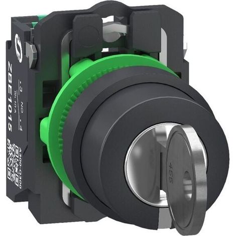 Selettore a chiave 455 3 posizioni 2NA Push-In O22 - XB5AG335