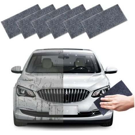 Nano Sparkle Cloth - Set of 6 Anti-Scratch Cloths for Car, Effective Scratch Repair, Compatible with All Colors, Reusable, Polish Maintenance Polishing Maintenance (1/4)