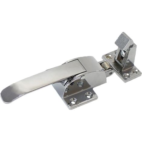 Poignée de porte en métal pour four, réfrigérateur, congélateur, loquet réglable à ressort - Poignée de porte de réfrigérateur - Poignée de traction pour congélateur (B)