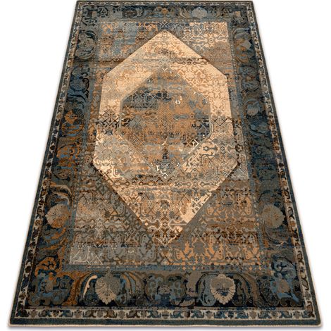 Tappeto di lana OMEGA Seneh Vintage cognac multicolour 170x235 cm