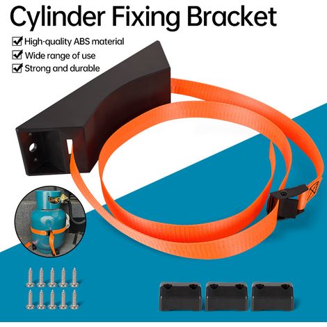 Kit de fixation pour bouteille de gaz liquéfié, support en acier inoxydable, bouteille de gaz, clip de fixation pour oxygène, limiteur, accessoires pour camping-cars