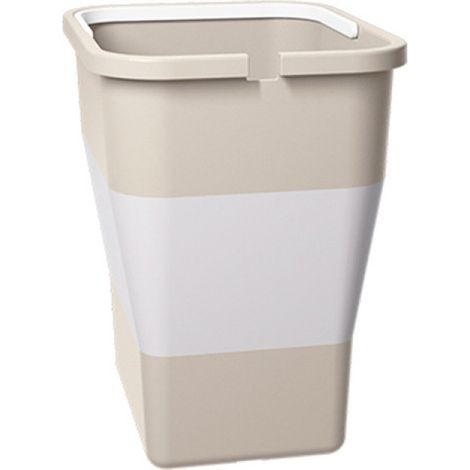 Zusammenklappbarer Hängeeimer für Küchen- und Autoschranktüren – 3,5-Liter-Falteimer für unter der Spüle, im Wohnmobil, im Büro (beige, 22 x 18 x 15 cm) (1/5)