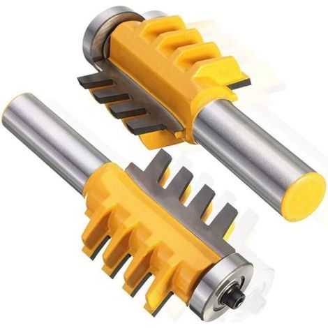 Couteau À Tenon - Tige 8 mm - Pour Assemblage Bois Type Doigt De Gant - Réversible - Usage Menuiserie (1/4)