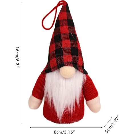 Plüschzwerg zum Valentinstag, LED-beleuchtetes Geschenk, gesichtslose Puppe, handgefertigte Dekoration für Schlafzimmer, Tisch, Schreibtisch oder Büro während der Feiertage (1/5)
