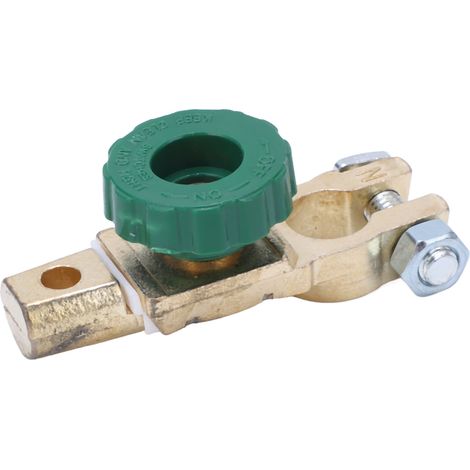 Lot de 2 interrupteurs de déconnexion de batterie à borne supérieure, coupe-circuit d'alimentation principal pour bateau, voiture, camion et camping-car (1/5)