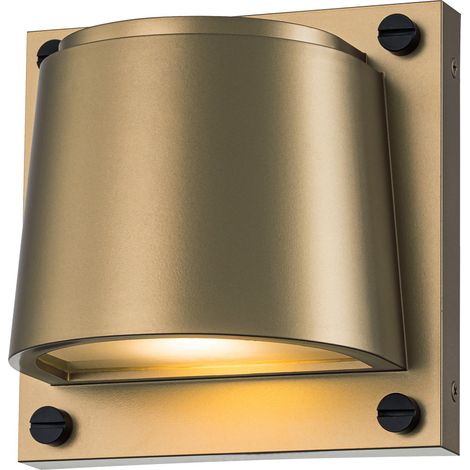 Applique esterno cilindrica ottone GU10 IP44 Scout Hinkley (1/5)