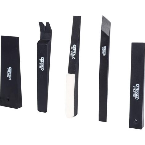 Set di cunei in plastica KS Tools nero 5 pezzi antiurto