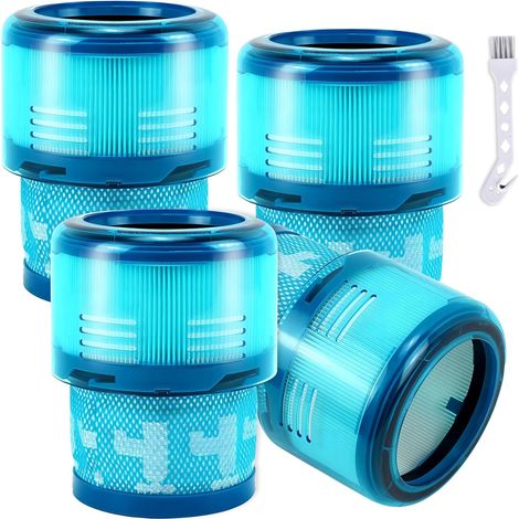 4pcs Filtre de rechange Gen5 Detect pour Dyson G5 Detect, G5 Detect Fluffy, G5 Detect Absolute Batterie Aspirateur Filtre de rechange Accessoires avec brosse de nettoyage..DEBUNS (1/5)