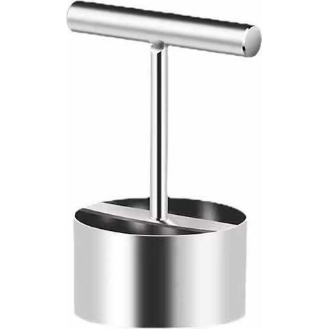 Extracteur de Noyau Acier Inoxydable Outil Cuisine pour Pommes et Poires Dénoyauteur Rapide et Facile Accessoire Essentiel pour Fruits Moyens (1/5)