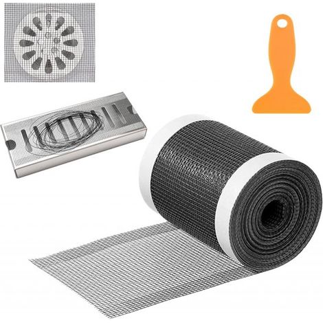 Filtre à cheveux pour bonde de douche de toute longueur - douche - filtre à cheveux - crépine d'évier - crépine de bonde de douche - convient pour la salle de bain (1/5)