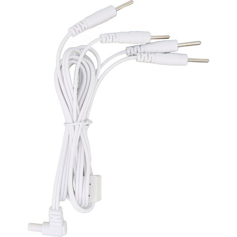 Câbles de connexion TENS 2,35 mm pour électrothérapie - Fils de remplacement 3,94 pi (1/5)