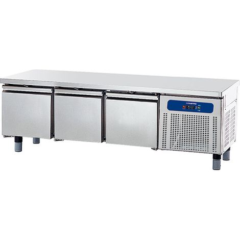 Soubassement Freezer avec 3 Tiroirs 1/1 pour Appareils de Cuisson, L1800 mm - Mastro