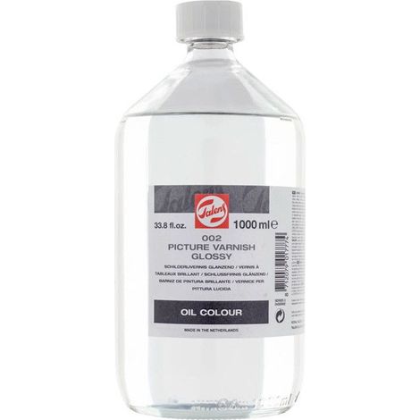 Vernis à tableaux - Brillant - Peinture à l'huile - Vernis final - Protège - 1L - Talens