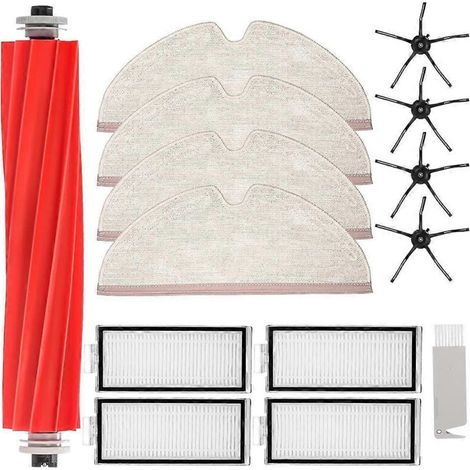 Pièces de rechange pour aspirateur robot Roborock Q7, Q7+, Q7 Max et Q7 Max+ : brosse principale, filtre HEPA et lingette de nettoyage (1/5)