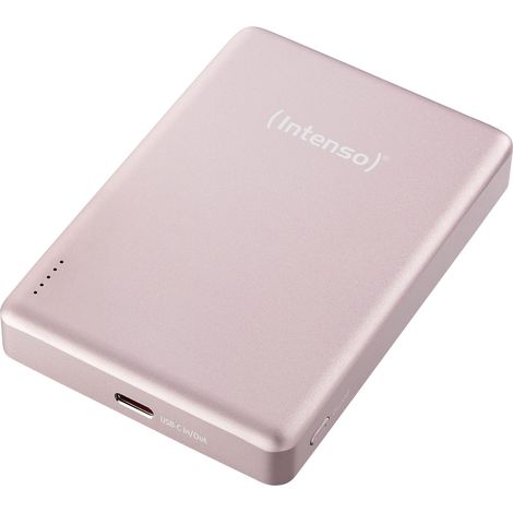 Intenso Intenso  Power Bank MW10000 rose Powerbank 10000 mAh USB PD LiPo USB-C® Rose Statusanzeige (1/5)