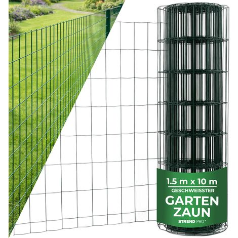 Geflecht EUROPLAST 1, 1500/100x50/2,20 mm, grün, RAL 6005, Zn+PVC, Umzäunung, Packung 10 m (1/5)