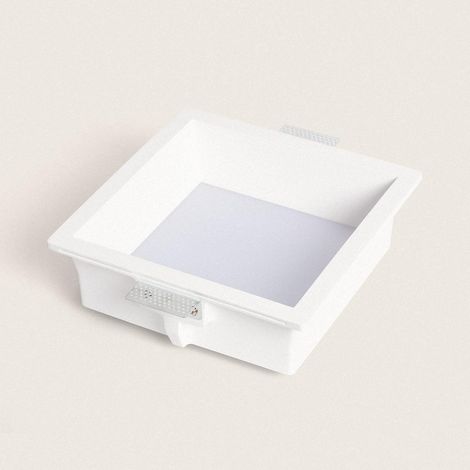 Pannello Downlight Integrazione Cartongesso Quadrato18W Foro 283x283 mm UGR17 2700K Bianco Caldo (1/3)