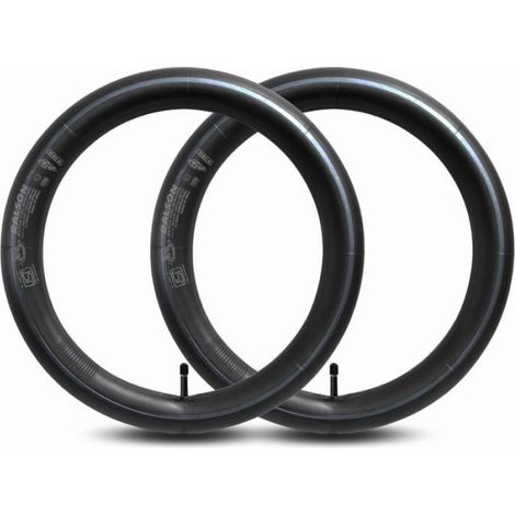 Chambre A Air - 16 Pouces - 16x1 75 2 125 - Valve Auto 30 Mm - Caoutchouc - Noir - 2 Pièces (1/4)