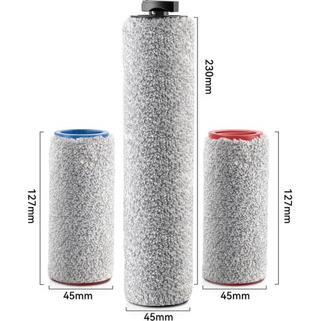 Vente de liquidation sur les accessoires pour autolaveuse de sol Roborock U10, y compris la brosse à rouleau, la brosse principale et l'ensemble de brosses à rouleau (3 pièces). (1/4)