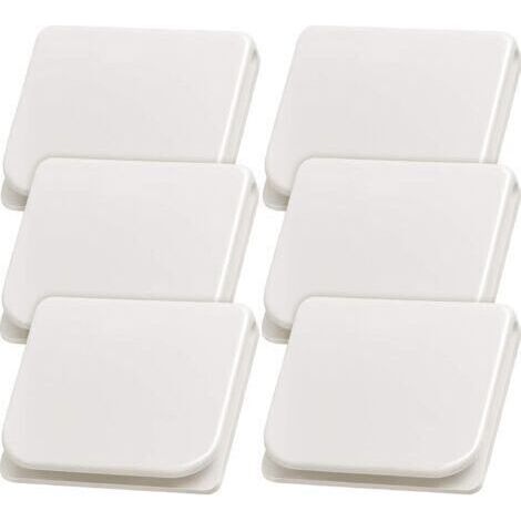 LaBlanc - Clips de rideau de douche Clips de rideau de pulvérisation coupe-vent Clips de rideau autocollants Clips de protection de protection de douche (6 pièces) (1/5)