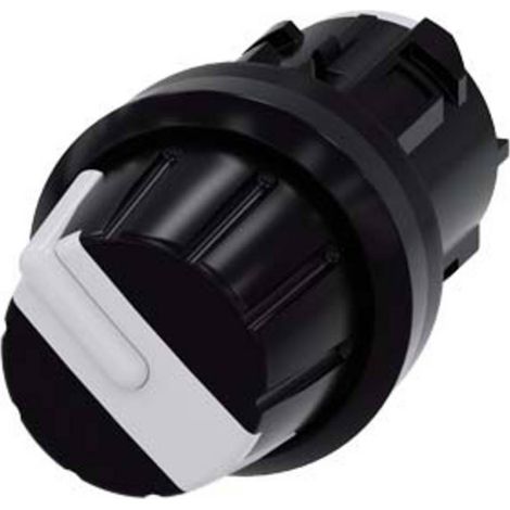 Commutateur à manette Siemens 3SU1000-2AS60-0AA0 bouton blanc 2 x 360 ° 1 pc(s)