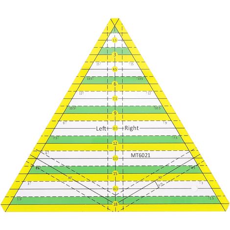 Règle de Couture en Plastique pour Patchwork, Outil de Mesure DIY (1/5)