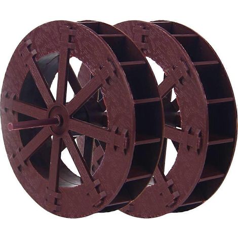 roues de rechange pour fontaine miniature à roue à eau, décoration pour aquarium, accessoires de jardin zen de bureau (version mini). (1/5)
