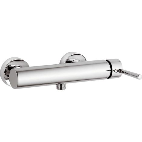 Rubinetto Miscelatore Monocomando Doccia Esterno in Ottone Mariani Hermes Cromato (1/2)