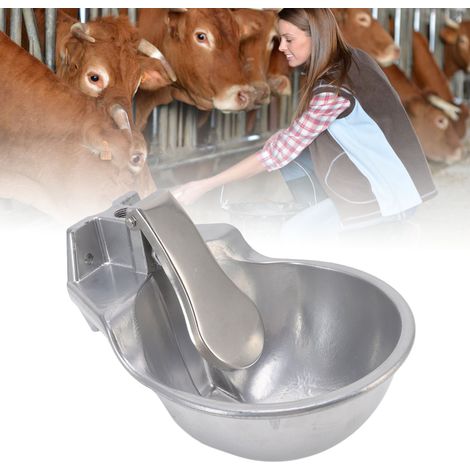 Bebedero automático para ganado, abrevadero automático para animales de granja fabricado en aleación de aluminio reforzado. (1/5)